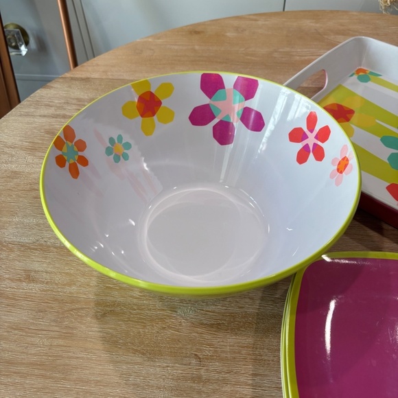 Target Home Tropical Melamine Serving Tray, Bowl, Dessert Plate 6 Piece Set - Picture 11 of 12